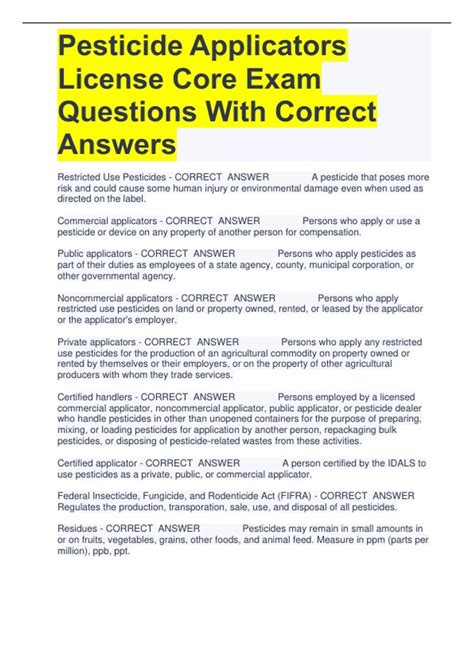 is the pesticide test hard|pesticide applicator exam questions.